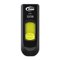 Team C141 32GB USB 2.0 Yellow USB Flash Drive - Image 2