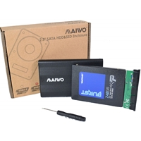 Maiwo 2.5 Inch External Hard Drive Enclosure, USB 3.0, 5Gbps, Black, For SATA III HDD/SSD - Image 2