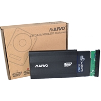 Maiwo 2.5 Inch External Hard Drive Enclosure, USB 3.0, 5Gbps, Black, For SATA III HDD/SSD - Image 3