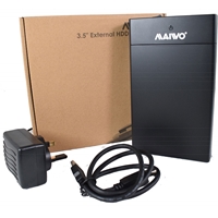 Maiwo USB 3.0 3.5" External Hard Drive Enclosure with Power Adapter - Image 2