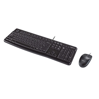 Logitech MK120 Wired Keyboard and Mouse Combo for Windows, Optical Wired Mouse, Full-Size Keyboard, USB Plug-and-Play, Compatible with PC and Laptop, QWERTY UK English Layout, Black - Image 4
