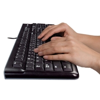 Logitech MK120 Wired Keyboard and Mouse Combo for Windows, Optical Wired Mouse, Full-Size Keyboard, USB Plug-and-Play, Compatible with PC and Laptop, QWERTY UK English Layout, Black - Image 5