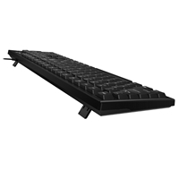 Genius KB-100 Wired Smart Keyboard, USB Plug and Play, Customizable Function Keys, Multimedia, Full Size UK Layout Design for Home or Office, Black - Image 4