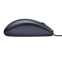 Logitech B100 Wired USB Mouse, 3-Buttons, 1000dpi and Optical Tracking, Ambidextrous Design for PC, Mac and Laptop, Black - Image 3