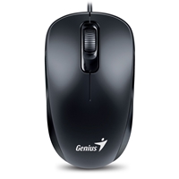 Genius DX-110 Wired PS2 Plug and Play Mouse, 1000 DPI Optical Tracking, 3 Button with Scroll Wheel, Ambidextrous Design with 1.5m Cable, Black - Image 4