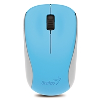 Genius NX-7000 Wireless Mouse, 2.4 GHz with USB Pico Receiver, Adjustable DPI levels up to 1200 DPI, 3 Button with Scroll Wheel, Ambidextrous Design, Blue - Image 3