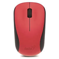 Genius NX-7000 Wireless Mouse, 2.4 GHz with USB Pico Receiver, Adjustable DPI levels up to 1200 DPI, 3 Button with Scroll Wheel, Ambidextrous Design, Red - Image 3