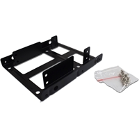Evo Labs 2.5 INCH to 3.5 INCH Double Internal Drive Bay Adapter, Dual Metal, for 2.5 INCH SSD/HDD - Image 2
