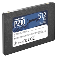 Patriot P210 (P210S512G25) 512GB 2.5 Inch SSD, Sata 3 Interface, Read 520MB/s, Write 430MB/s, 3 Year Warranty - Image 2