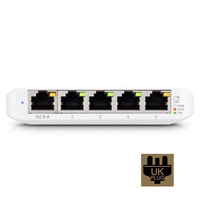 Ubiquiti USW-FLEX-MINI UniFi USW Flex Mini 5 Port Smart Managed POE/USB C Powered Gigabit Network Switch (UK Plug) - Image 3