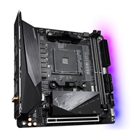 Gigabyte B550I AORUS PRO AX AMD AM4 Socket Motherboard, Mini-ITX, 2x DDR4 Slots, 2x M.2 Sockets, Fitted I/O Shield, 2.5GbE LAN, Wi-Fi 6, 1x DisplayPort / 2x HDMI Ports - Image 2