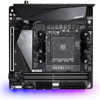 Gigabyte B550I AORUS PRO AX AMD AM4 Socket Motherboard, Mini-ITX, 2x DDR4 Slots, 2x M.2 Sockets, Fitted I/O Shield, 2.5GbE LAN, Wi-Fi 6, 1x DisplayPort / 2x HDMI Ports - Image 4