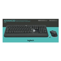 Logitech MK540 Advanced Wireless Keyboard and Mouse Combo for Windows, 2.4 GHz Unifying USB-Receiver, Multimedia Hotkeys, 3-Year Battery Life, for PC, Laptop, QWERTY UK Layout, Black - Image 2