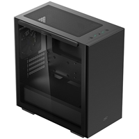 DeepCool MACUBE 110 Case, Home & Business, Black, Micro Tower, 2 x USB 3.0, Tempered Glass Side Window Panel, Micro ATX, Mini-ITX - Image 3