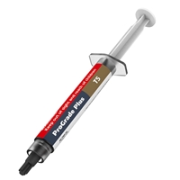 AKASA AK-T565-5G T5 Pro-Grade+ Thermal Compound Syringe, 5g, Grey, Ultra-Performance with Hybrid Silicone & Nano-Diamond Particles, Non-Curing, Non-Electrically Conductive, Includes Spreader & Cleaning Wipes - Image 3