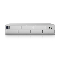 Ubiquiti UNVR-PRO UniFi Protect 7 Bay Network Video Recorder Pro, UniFi Protect Console, 7x 2.5/3.5 Inch Drive Bays, 10G SFP+ Port, Gigabit RJ45 Port, 2U Rack, 1.3 Inch Touchscreen - Image 3