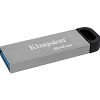 Kingston DataTraveler Kyson 64GB USB 3.2 Capless Metal USB Flash Drive - Image 2