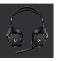 Logitech G432 Gaming Headset, 7.1 Virtual Surround Sound, Compatible with PC, Xbox, PS4, Switch or Mobile Device Via 3.5mm Connection or USB DAC, 50mm Audio Drivers, Enlarged 6mm Mic with Mute Feature - Image 4