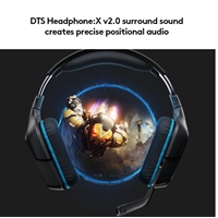 Logitech G432 Gaming Headset, 7.1 Virtual Surround Sound, Compatible with PC, Xbox, PS4, Switch or Mobile Device Via 3.5mm Connection or USB DAC, 50mm Audio Drivers, Enlarged 6mm Mic with Mute Feature - Image 5