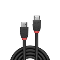 Lindy 36472 2m HDMI (M) 2.0 High Speed Black Line 4096x2160@60Hz Cable with Ethernet - Black - Image 2
