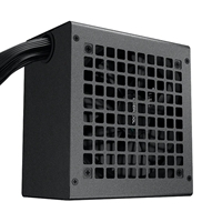 DeepCool PF600 600W PSU, 120mm Silent Hydraulic Bearing Fan, 80 PLUS White, Non Modular, UK Plug, Flat Black Cables, Efficient & Affordable - Image 5