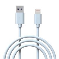 Prevo USB-LIGHTNING-2M Lightning Cable, USB 2.0 A (M) to Apple Lightning (M), 2m, White, MFI Certified, Fast Charging up to 2.1A, Data Sync Rate up to 480Mbps, Superior Design & Performance, Retail Box Packaging - Image 4