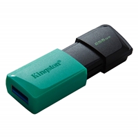 Kingston DataTraveler ExodiaM DTXM/256GB USB Flash Drive, 256GB, USB 3.2, Turquoise / Black, Moving Cap Design - Image 2