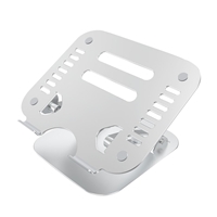 Prevo Aluminium Alloy Laptop Stand, Fit Devices from 11 to 17 Inches, Non-Slip Silicone, Height and Angle Adjustable - Image 3