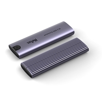 Netac M.2 NVMe/SATA External Enclosure, USB3.1, Aluminum, 10Gbps, USB C to C, USB C to A - Image 2