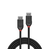 Lindy 36493 3m DisplayPort (M) 1.2 Black Line 4096x2160@60Hz Cable - Black - Image 2