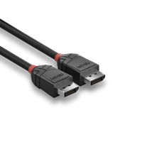 Lindy 36493 3m DisplayPort (M) 1.2 Black Line 4096x2160@60Hz Cable - Black - Image 3