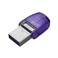 Kingston DataTraveler DTDUO3CG3/128GB 128GB MicroDuo USB OTG Flash Drive, 3C, USB-C and Type A - Image 2