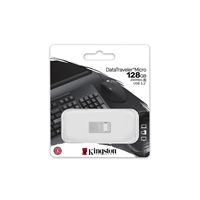 Kingston DataTraveler 128GB Micro USB 3.2 200MB/s Metal Flash Drive - Image 3