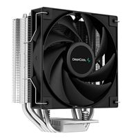 DeepCool AG400 Fan CPU Cooler, Universal Socket, High Efficiency 120mm PWM Cooling Black Fan, 2000RPM, 4 Heat Pipes, 220W Heat Dissipation Power, Unique Matrix Fin Design, Intel LGA 1700 Bracket Included - Image 2