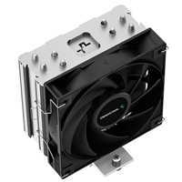 DeepCool AG400 Fan CPU Cooler, Universal Socket, High Efficiency 120mm PWM Cooling Black Fan, 2000RPM, 4 Heat Pipes, 220W Heat Dissipation Power, Unique Matrix Fin Design, Intel LGA 1700 Bracket Included - Image 3