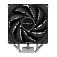 DeepCool AG400 Fan CPU Cooler, Universal Socket, High Efficiency 120mm PWM Cooling Black Fan, 2000RPM, 4 Heat Pipes, 220W Heat Dissipation Power, Unique Matrix Fin Design, Intel LGA 1700 Bracket Included - Image 4