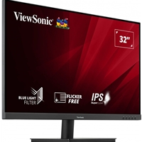 Viewsonic VA3209-MH 32 Inch IPS Frameless Monitor, 75Hz, 4ms, VGA, HDMI, HD, Full HD 1080p, Built-In Speakers, VESA - Image 3