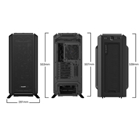 be quiet! BG039 Silent Base 802 Mid Tower Gaming Case, 1 x USB Type-C / 1 x USB 3.2, Front and Side Sound-Dampening Mats, 3 x Pre-Installed Pure Wings 2 140mm Fans, E-ATX (30.5 x 27.5cm) / ATX / M-ATX / Mini-ITX Compatible - Image 2