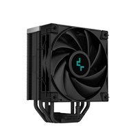 DeepCool AK400 Zero Dark Fan CPU Cooler, Universal Socket, High Performance 120mm Silent Hydro Bearing PWM Black Fan, 1850RPM, 4 Heat Pipes, Unique Matrix Fin Design, All Black, Intel LGA 1700 Bracket Included - Image 3