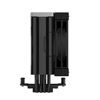 DeepCool AK400 Zero Dark Fan CPU Cooler, Universal Socket, High Performance 120mm Silent Hydro Bearing PWM Black Fan, 1850RPM, 4 Heat Pipes, Unique Matrix Fin Design, All Black, Intel LGA 1700 Bracket Included - Image 4