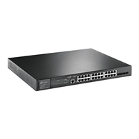 TP-Link JetStream TL-SG3428XMP 24-Port Metal Gigabit and 4-Port 10GE SFP+ L2+ Managed Switch with 24-Port PoE+ (384W) - Image 2