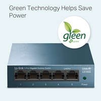 TP-Link LiteWave LS105G 5-Port 10/100/1000Mbps Metal Gigabit Desktop Network Switch - Image 3