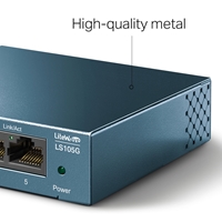 TP-Link LiteWave LS105G 5-Port 10/100/1000Mbps Metal Gigabit Desktop Network Switch - Image 5