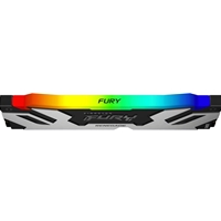 Kingston FURY Renegade KF564C32RSAK2-64 64GB (2x 32GB) DIMM System Memory, 6400MHz, DDR5, CL32, Silver, RGB, Intel XMP - Image 2