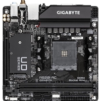 Gigabyte A520I AC Ultra Durable AMD AM4 Socket Motherboard, Mini-ITX, 2x DDR4 Slots, 1x M.2 Socket, GbE LAN, Wi-Fi 5, 1x DisplayPort / 2x HDMI Ports - Image 2