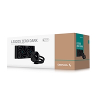 DeepCool LS520S Zero Dark All In One Liquid CPU Cooler, 240mm Radiator, 2 x 120mm Deepcool Fans, Intel/AMD - Image 6