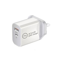 Prevo QC70 20W USB Type-C & USB Type-A Fast Charge Mains Charger with QC 3.0 for Laptops, Ultrabooks, Chromebooks, iPads, MacBooks, Smartphones, Tablets, Mobile Devices, Action Cameras, DSLRs - Image 4