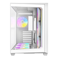 Antec Constellation C5 Mid Tower Gaming Case, 1 x USB Type-C / 2 x USB 3.0, Tempered Glass Frotn and Side Window Panel, Dual Chamber Design, 6 x Pre-Installed Reverse Fans, ATX, Micro-ATX, ITX Compatible - Image 4
