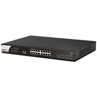 DrayTek VSPQ2200XB-K VigorSwitch PQ2200xb 16 Port 2.5 GbE POE+ Managed Layer 2+ Switch with 4x POE++ Ports and 4x 10GbE SFP+ Ports - Image 5