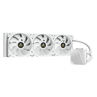 Antec Symphony 360 AiO Liquid CPU Cooler, Universal Socket, White, 360mm Radiator, PWM 1600RPM Cooling Fans, Addressable RGB LED Lighting with Chromatic ARGB Lighting Pump Head - Image 3